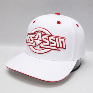 Casquette ASSASSIN Blanche 3D